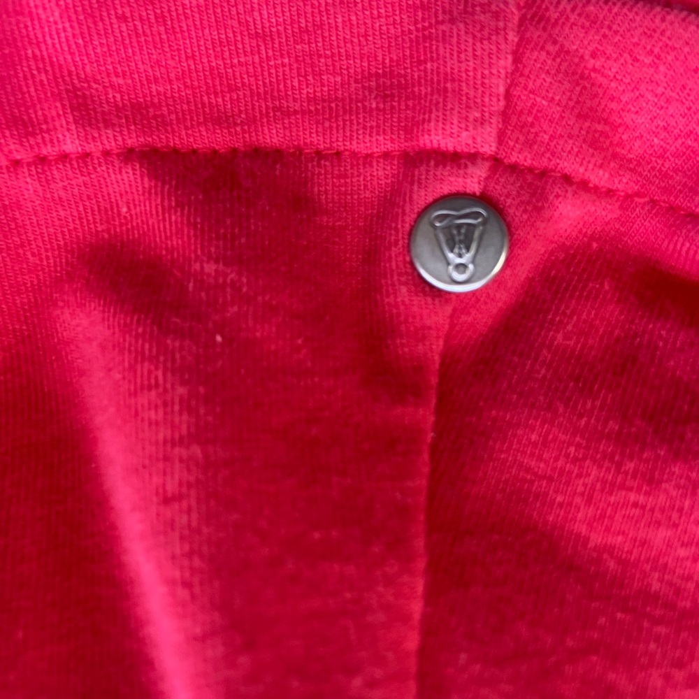 Neon Buddha Coral Button Down Jacket Medium Artsy Boho Cotton Lagenlook - Picture 5 of 8